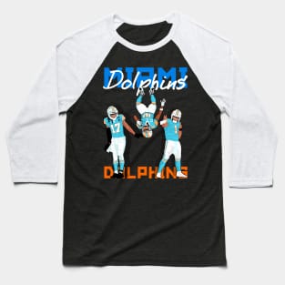 Miami Dolphins : tua tagovailoa x tyreek hill x jaylen waddle Baseball T-Shirt